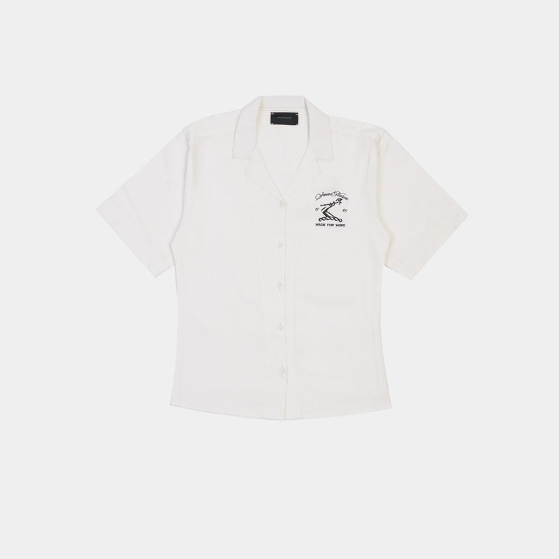 Severenature x Hennessy Womens Cream Linen Cord Shirt