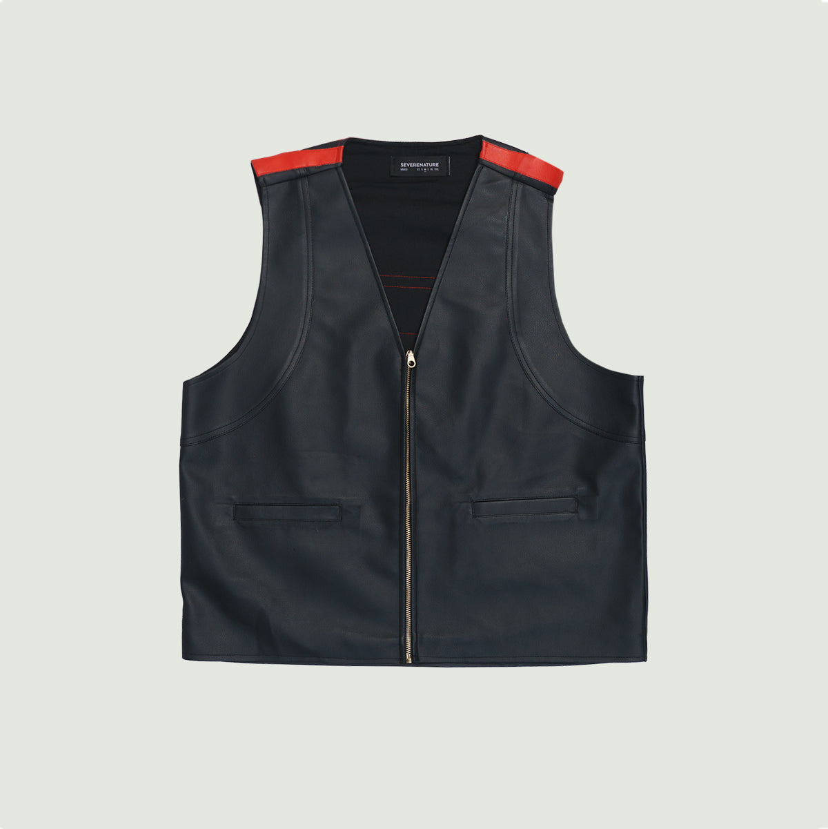 Racer leather Vest Severe Nature