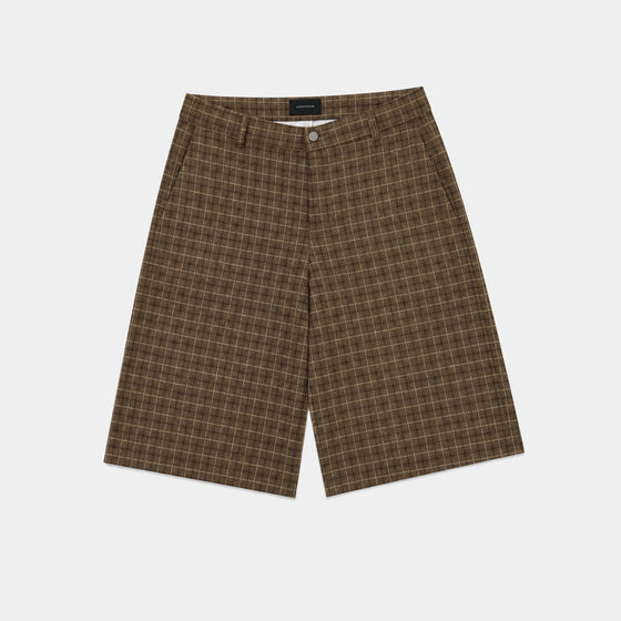 BROWN CHECKERED JORT