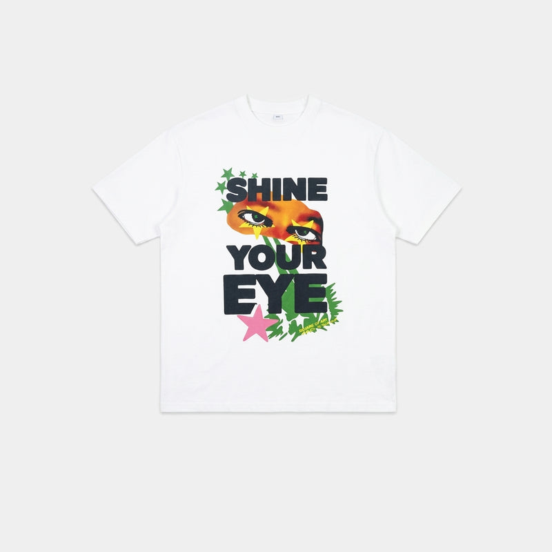 Shine Your Eyes White Tee