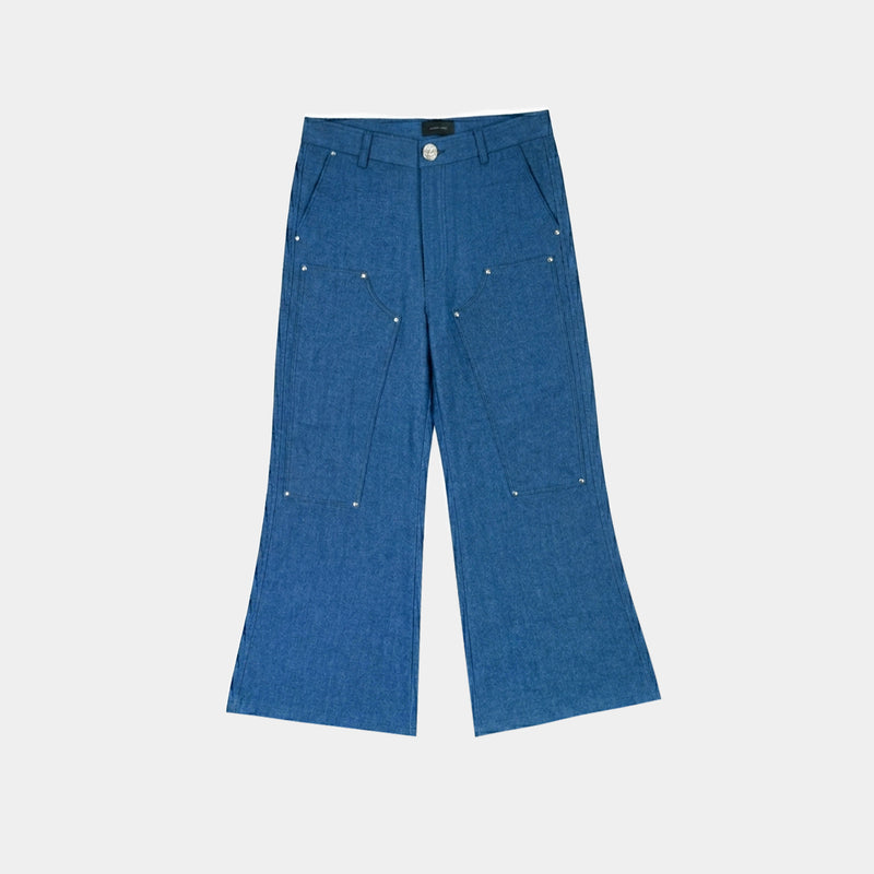 Sky Blue Bootcut Pant