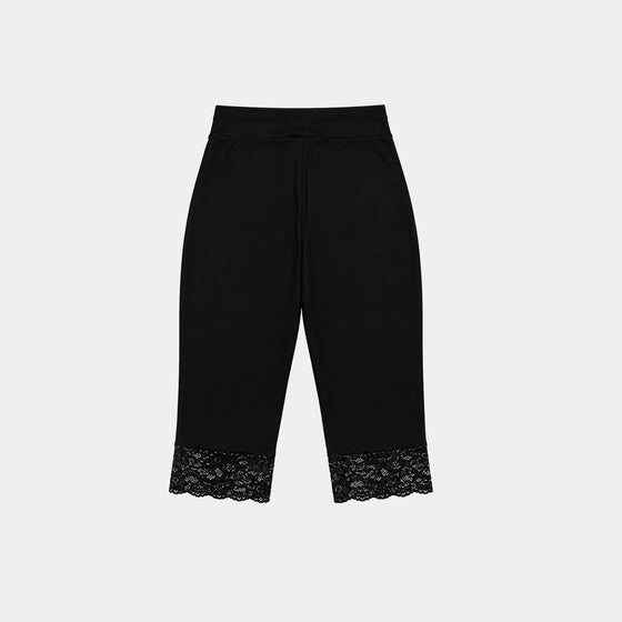 BLACK CAPRI SHORT