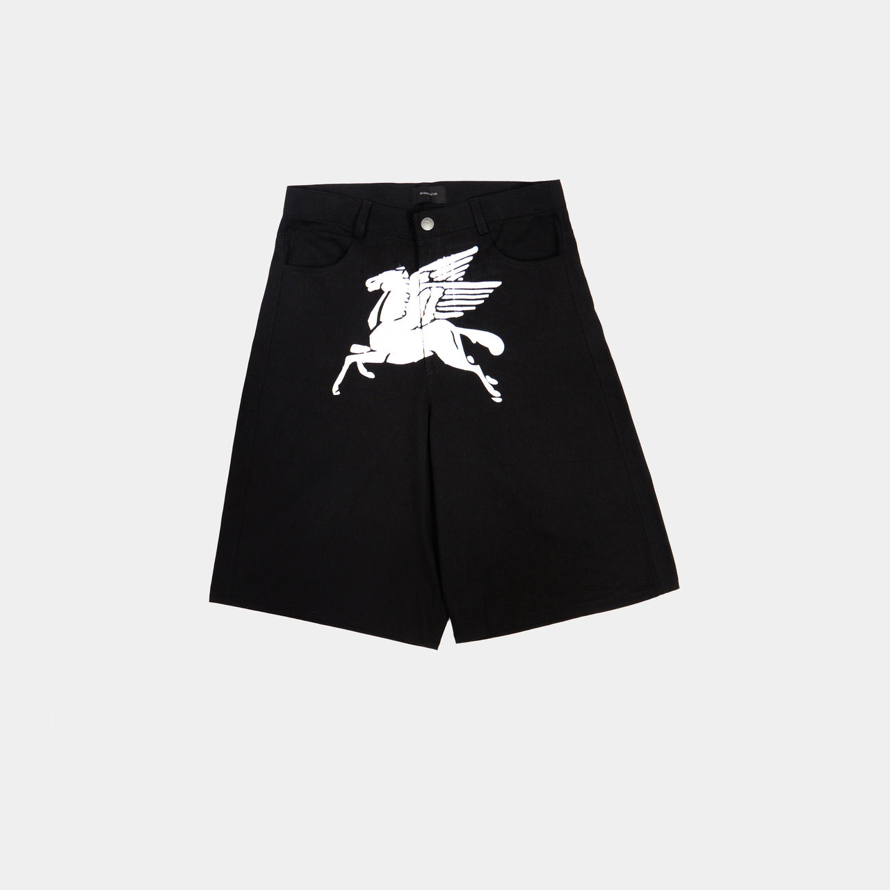 Black Extended Pegasus Jorts