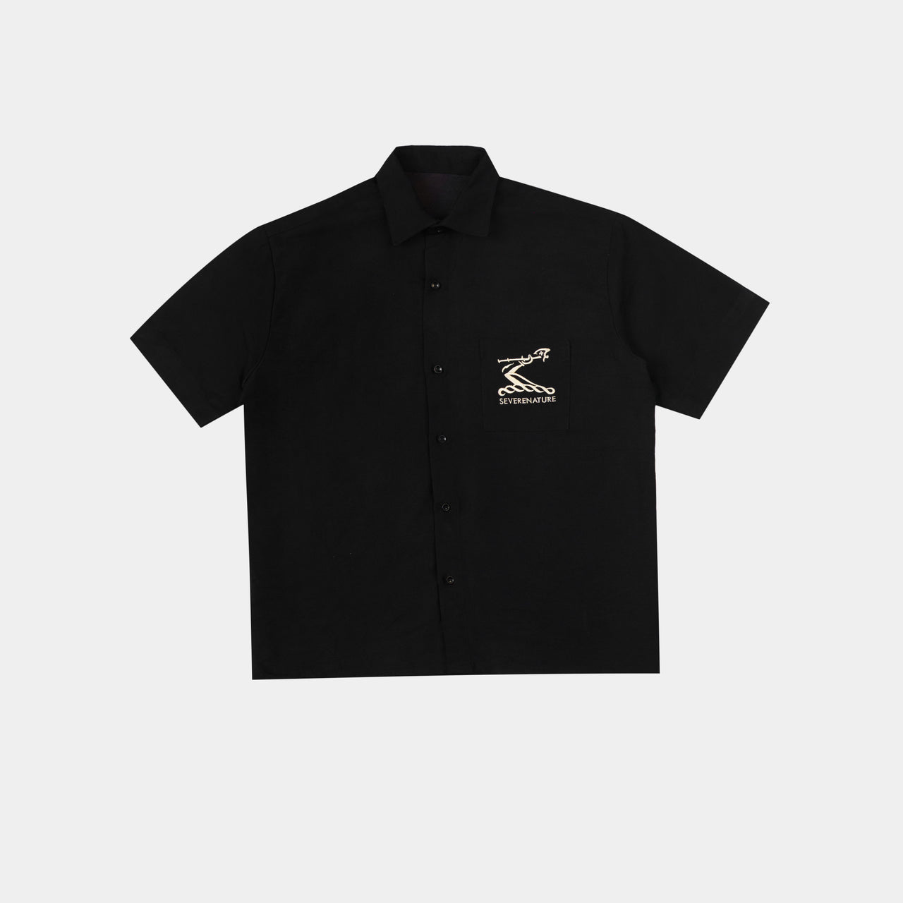 BLACK HENNESSY BUTTON UP SHIRT
