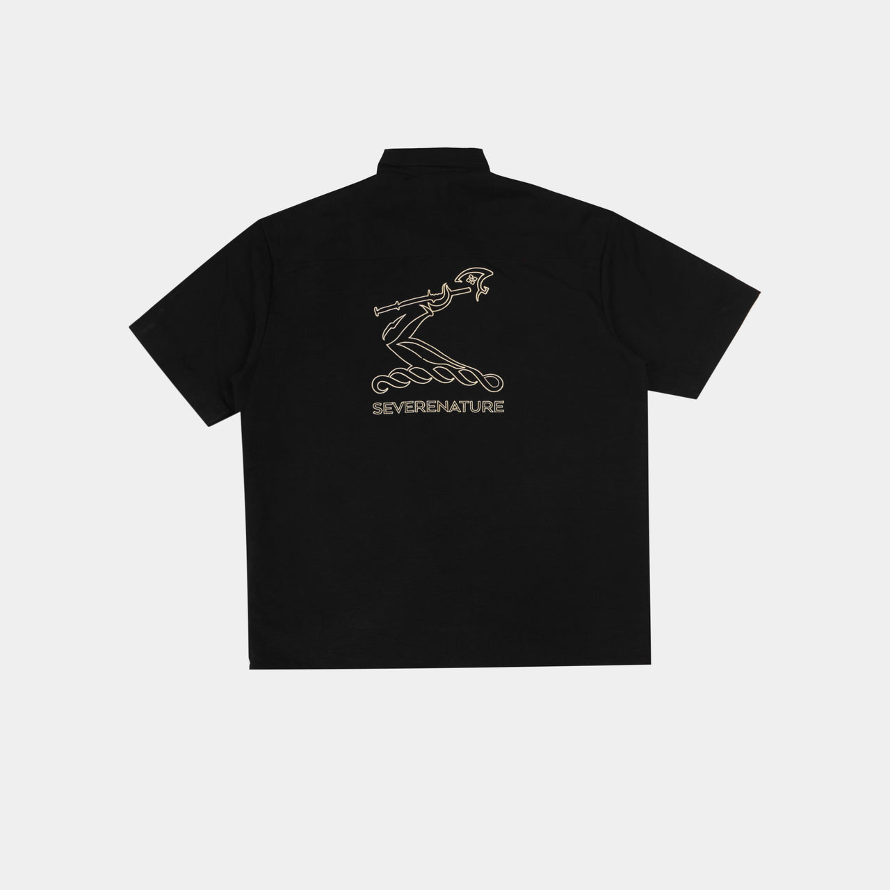 BLACK HENNESSY BUTTON UP SHIRT