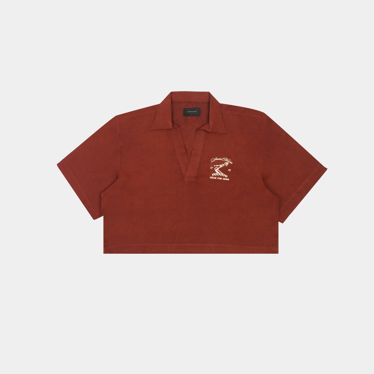 Severenature x Hennessy Womens Brown Cord Linen top