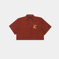Severenature x Hennessy Womens Brown Cord Linen top