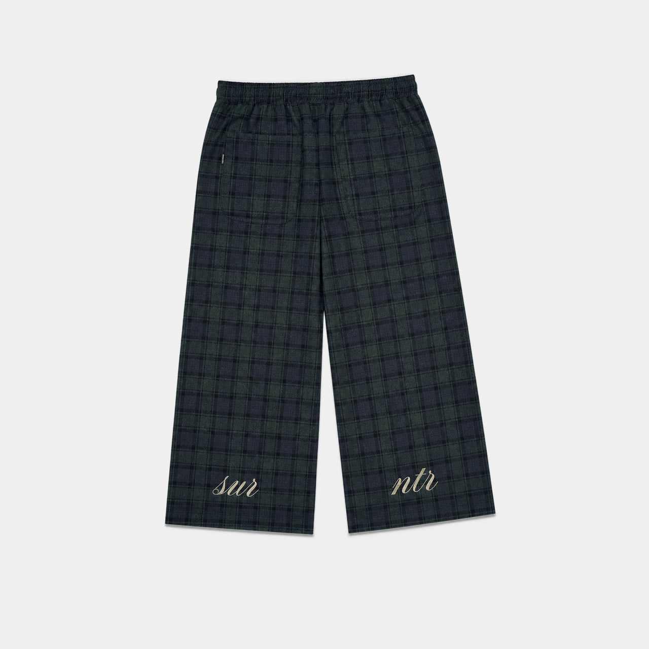 BLUE/GREEN CHECKERED PANT