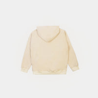 Neutral Cream Logo Hoodie