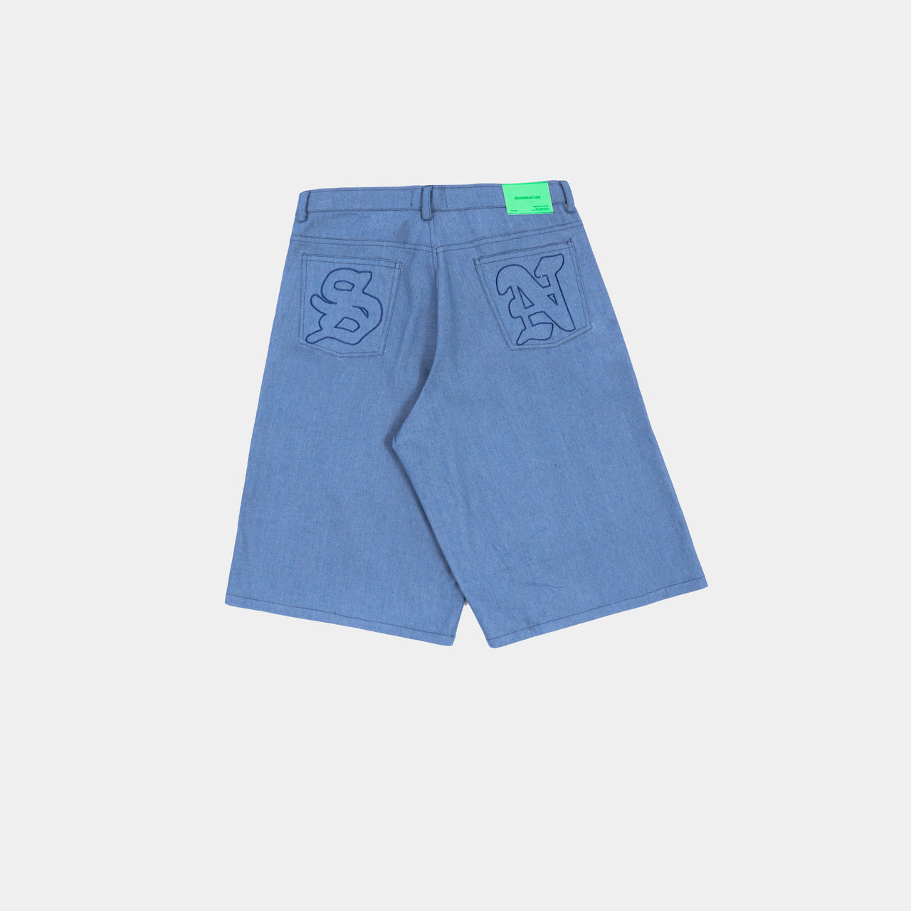 Blue Extended Jorts