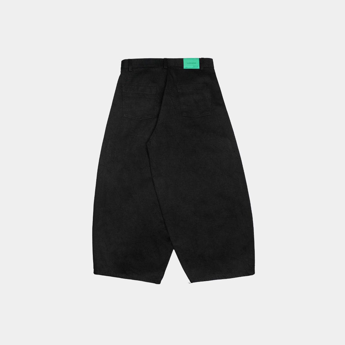 Black widened pants