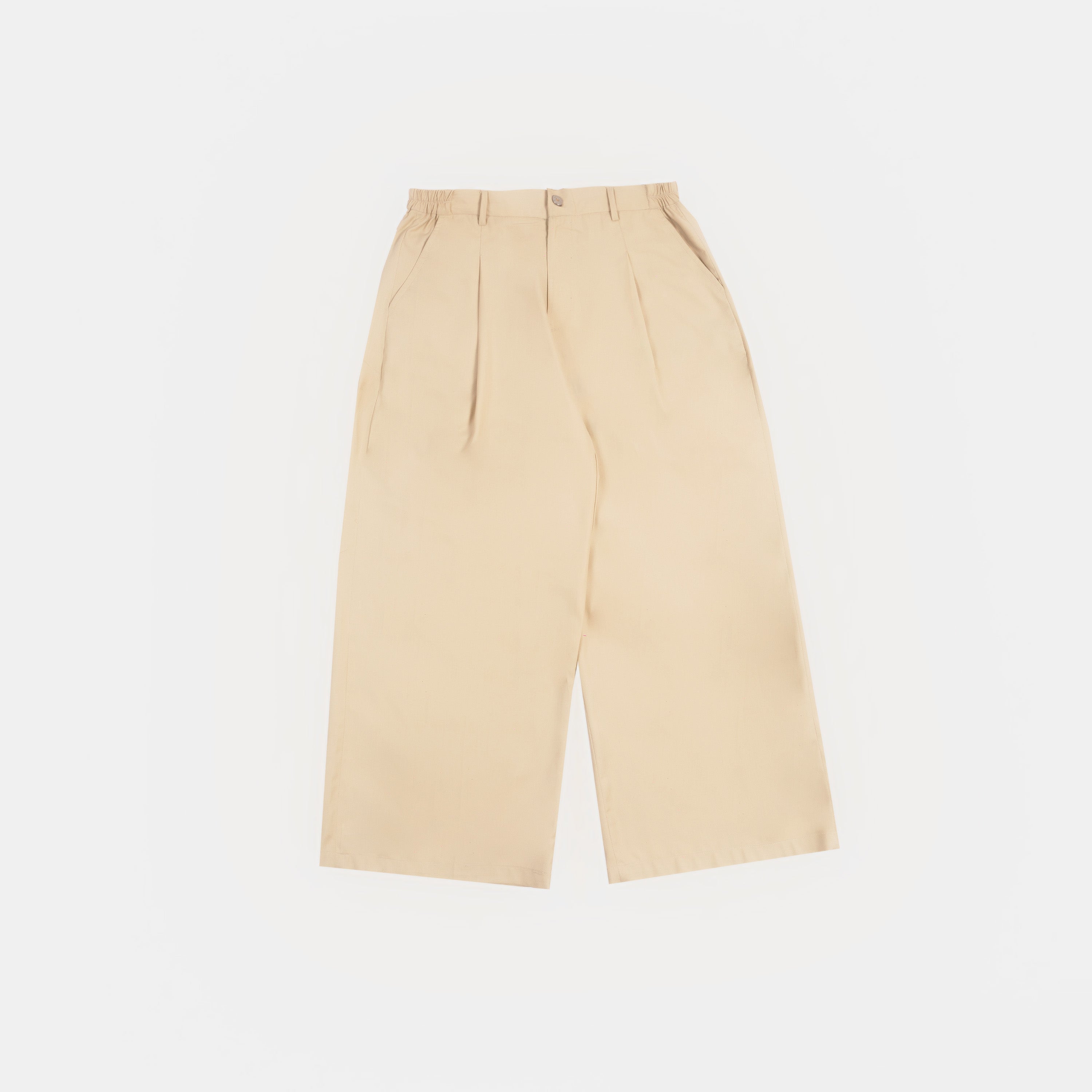 Cream Office Pants