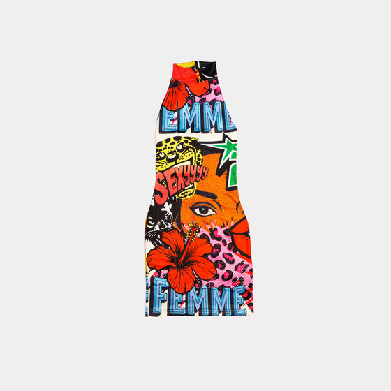 Femme Nature Graphic Dress