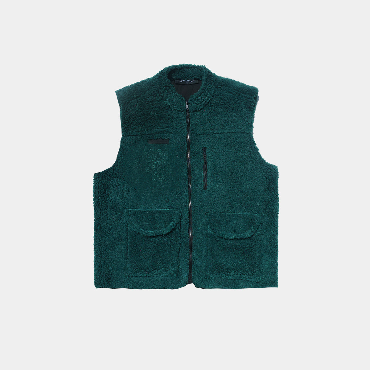 Green Sherpa Vest