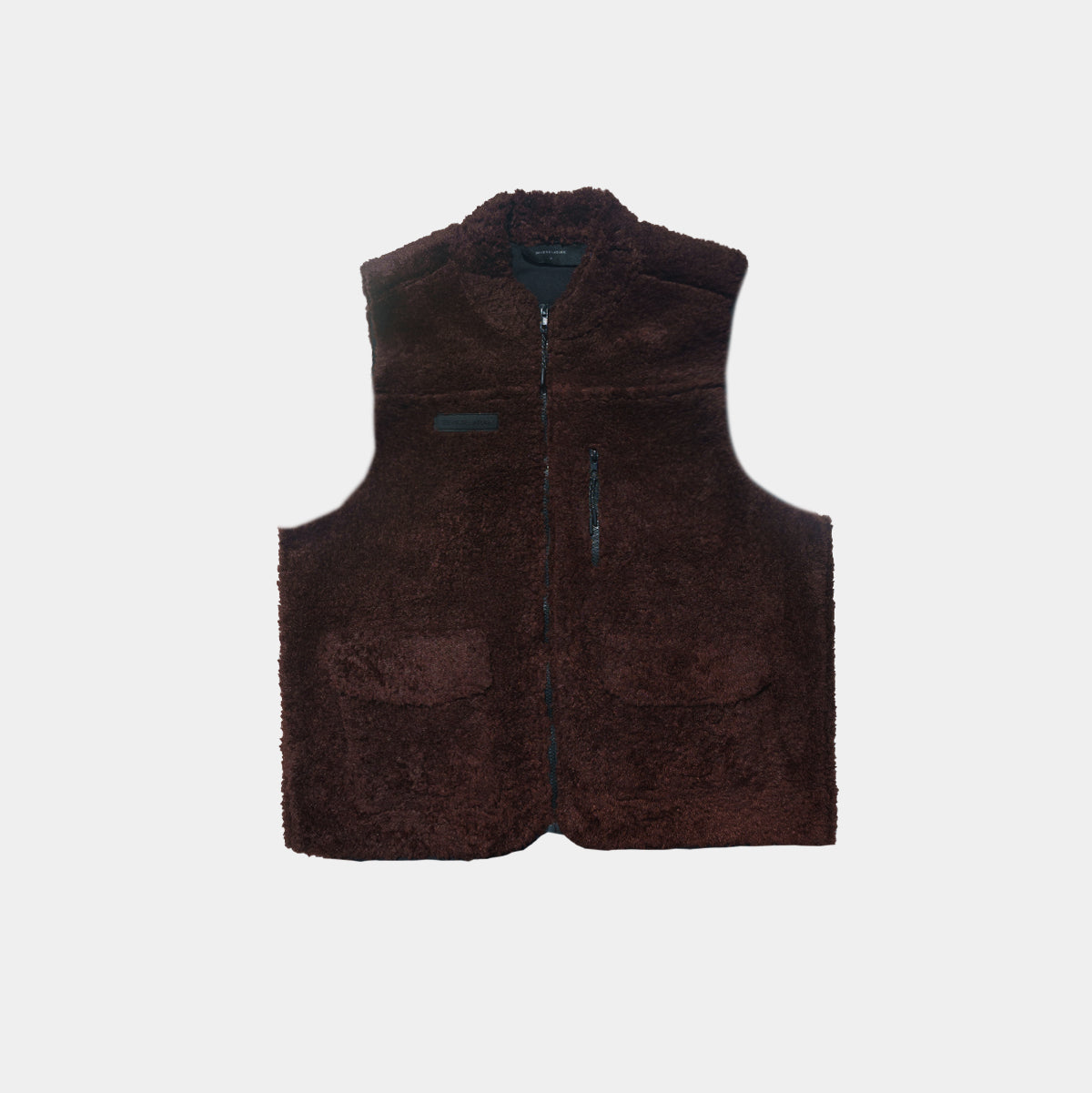 Brown Sherpa Vest