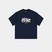 NAVY BLUE SVNR GRAPHIC TEE