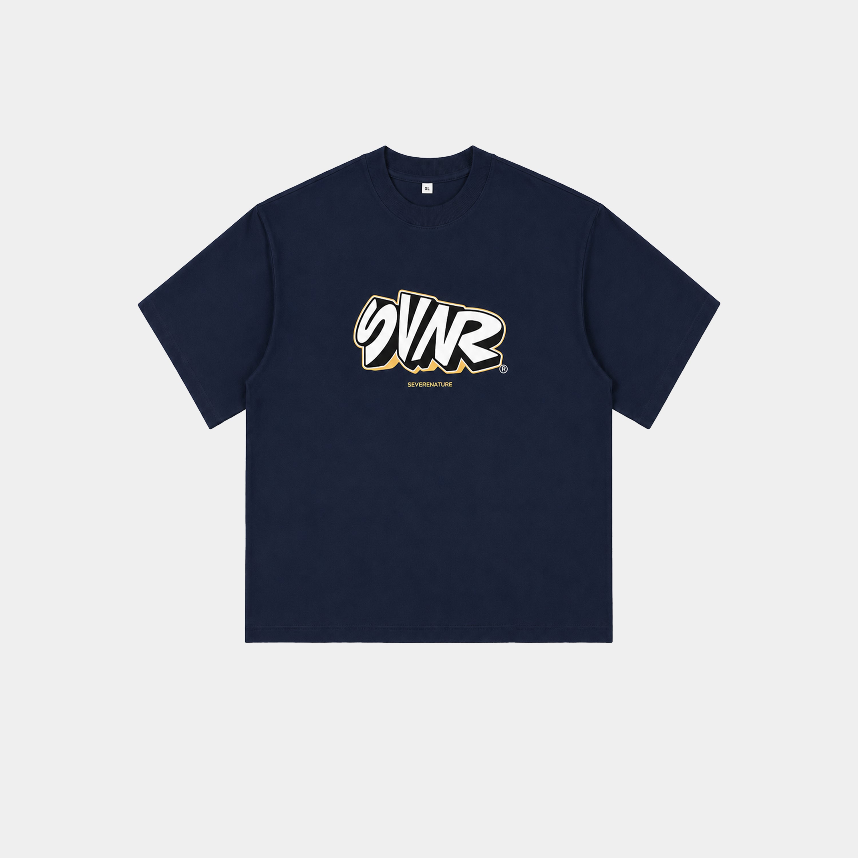NAVY BLUE SVNR GRAPHIC TEE