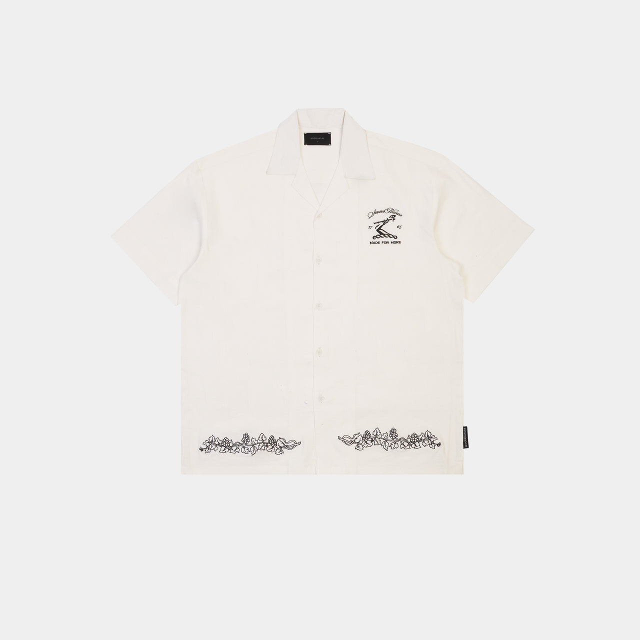 Severenature x Hennessy Cream Linen Button-down shirt