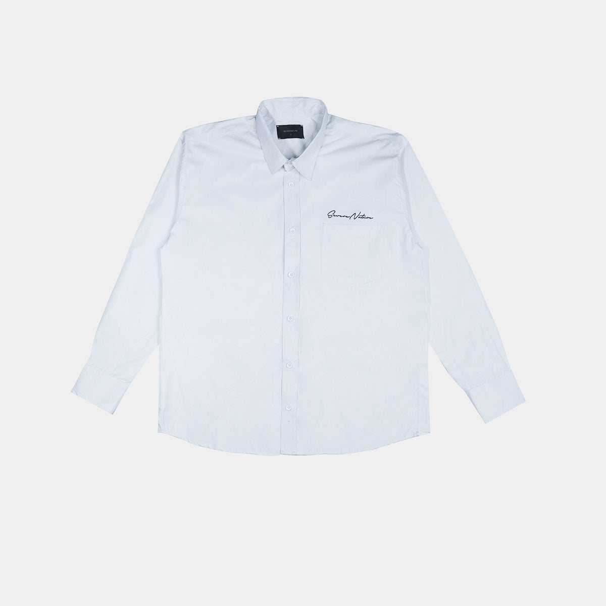 White button-down shirt