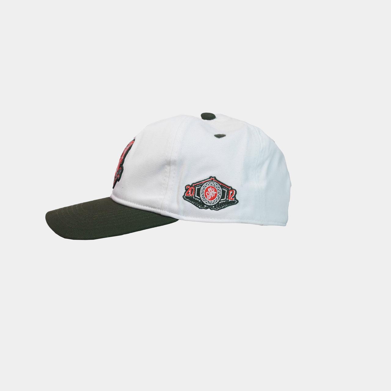 White/Green Essential Hat
