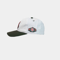 White/Green Essential Hat