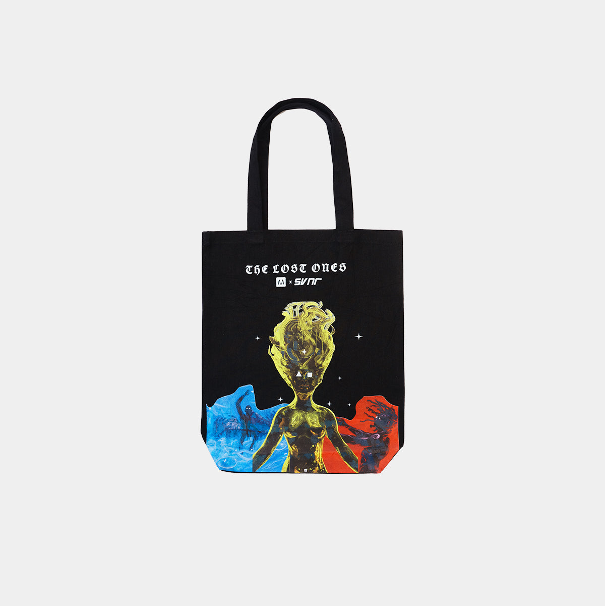 SVNR X AA BLACK TOTE BAG
