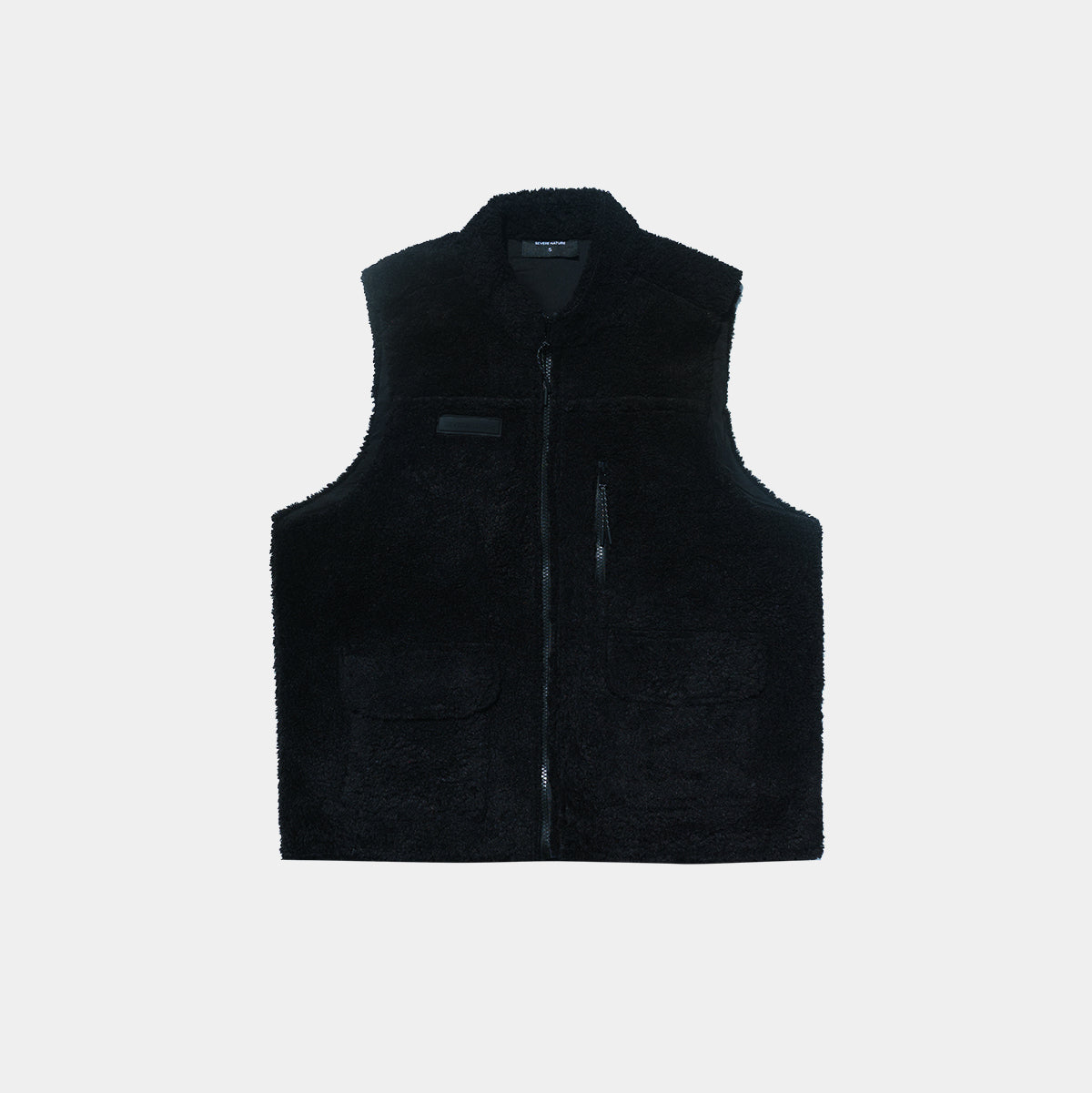 Black Sherpa Vest