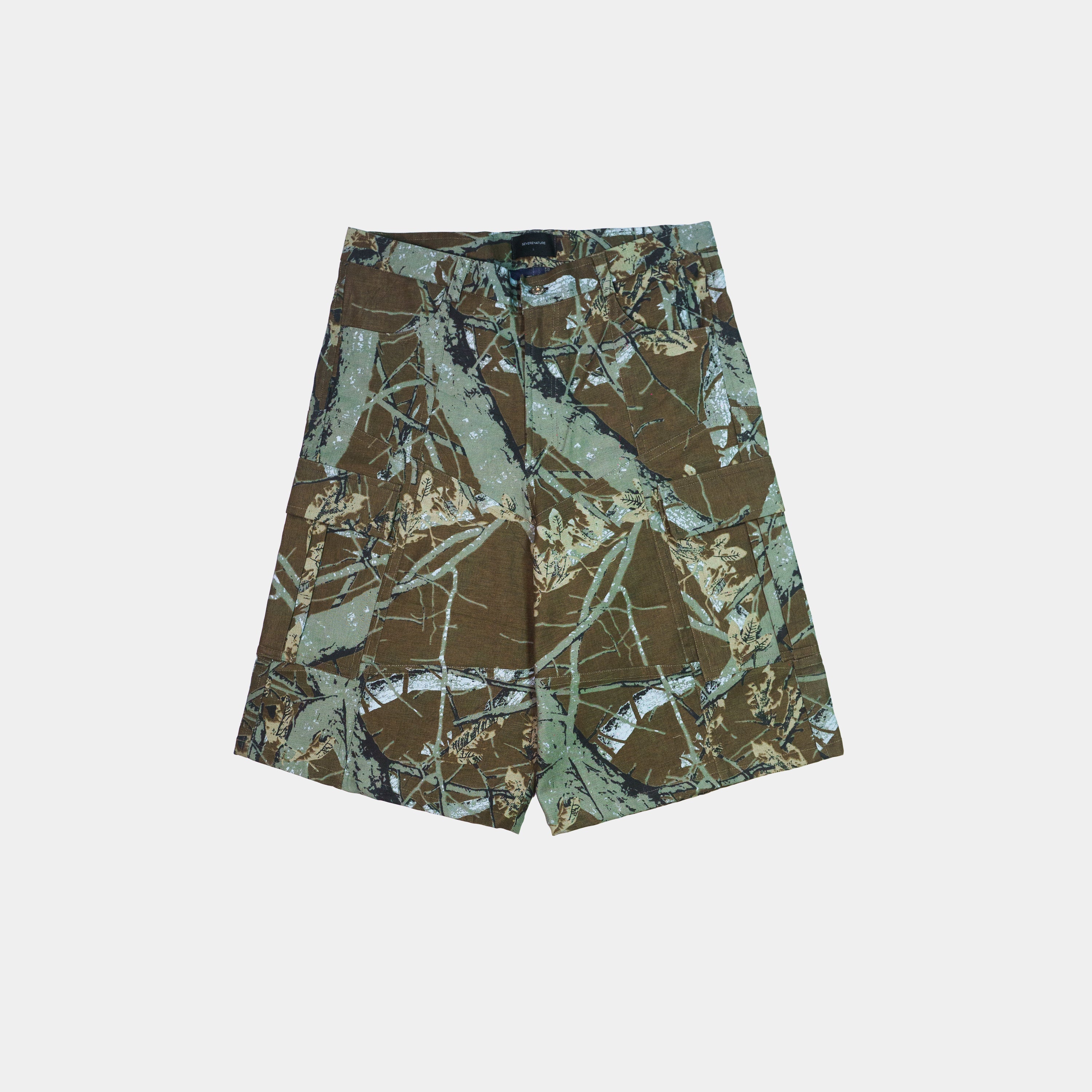 Green Survival Forest Shorts