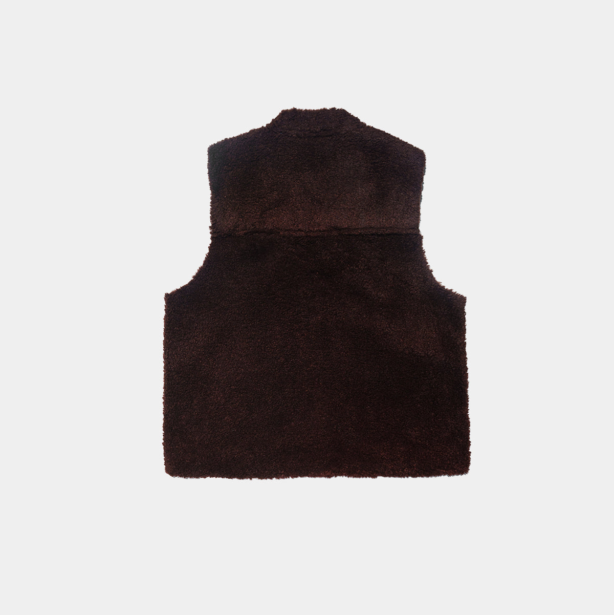 Brown Sherpa Vest