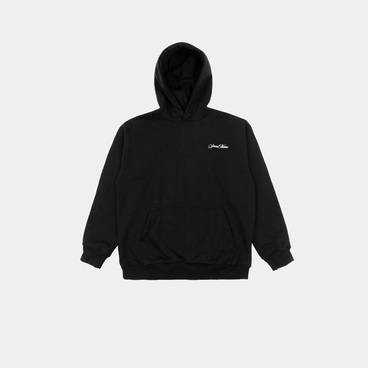 Neutral Black Logo Hoodie