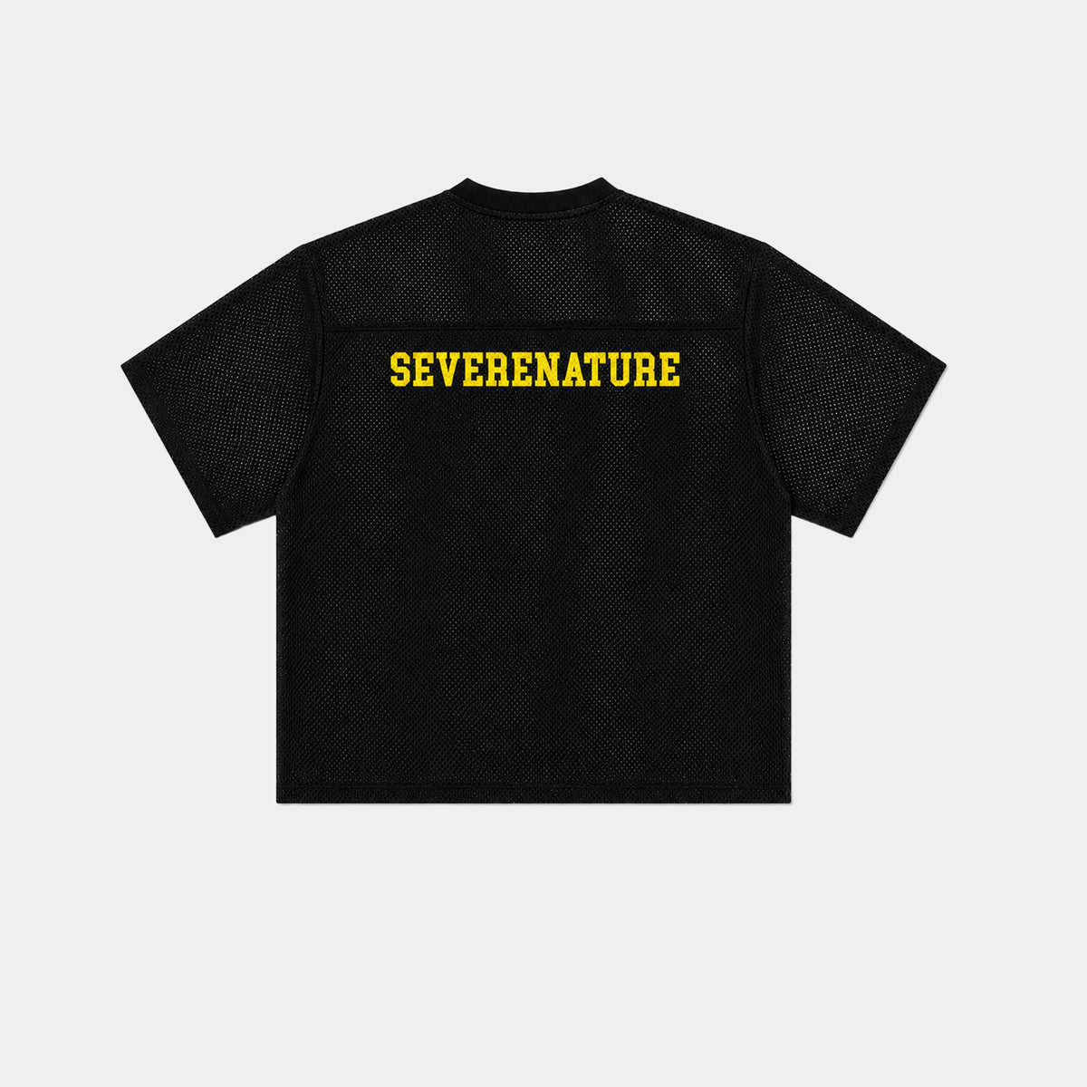 BLACK/YELLOW MESH BASEBALL JERSEY