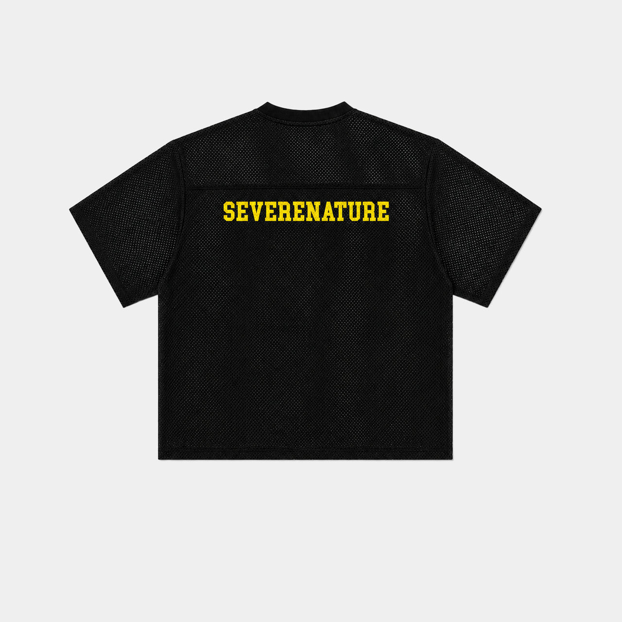 BLACK/YELLOW MESH BASEBALL JERSEY