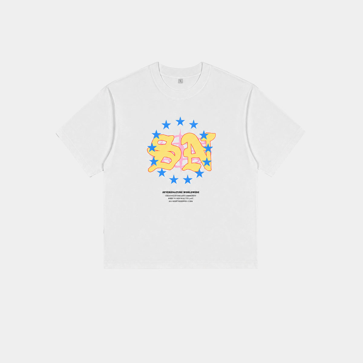 WHITE SN GRAPHIC TEE