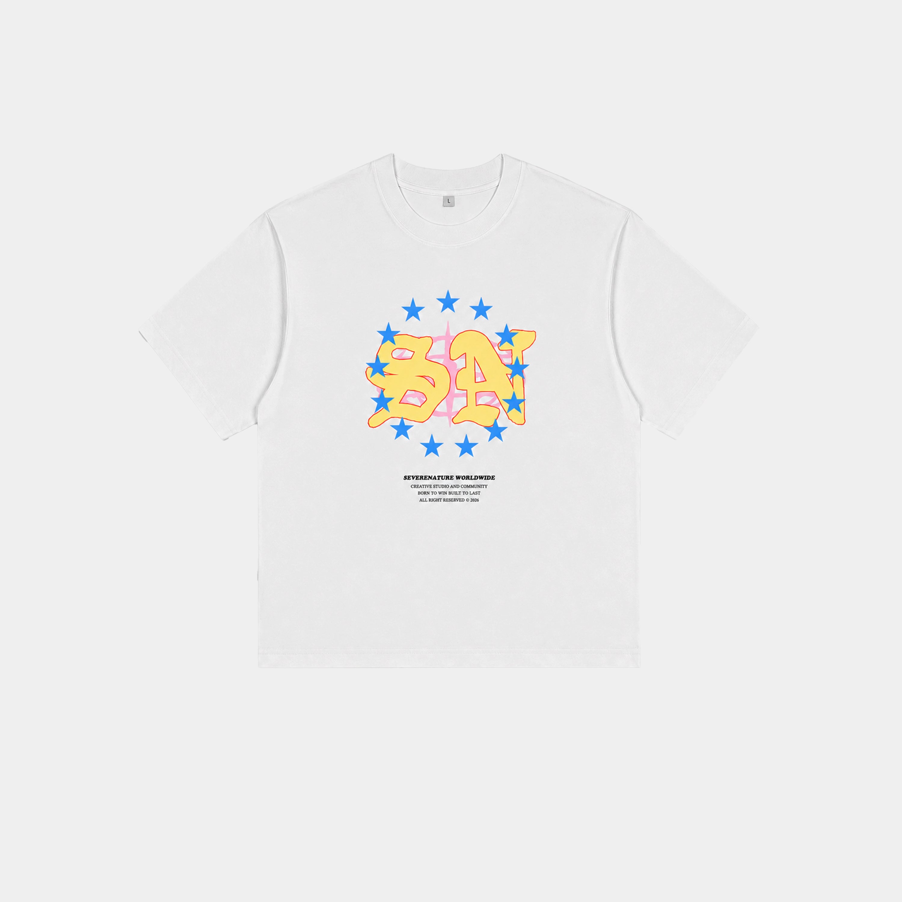 WHITE SN GRAPHIC TEE