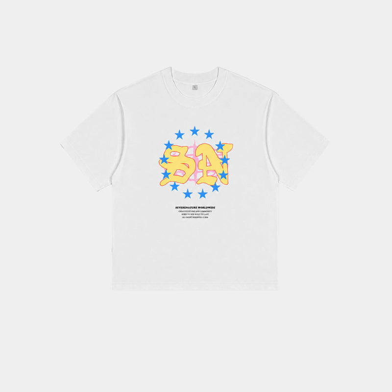 WHITE SN GRAPHIC TEE