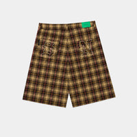 CREAM/PINK CHECKERED JORT