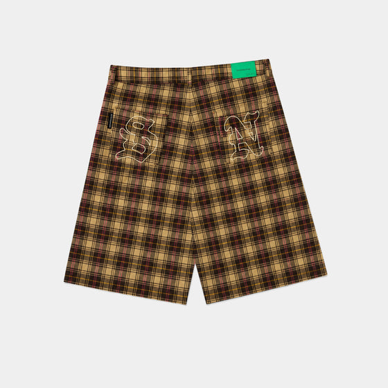 RED/CREAM CHECKERED JORT