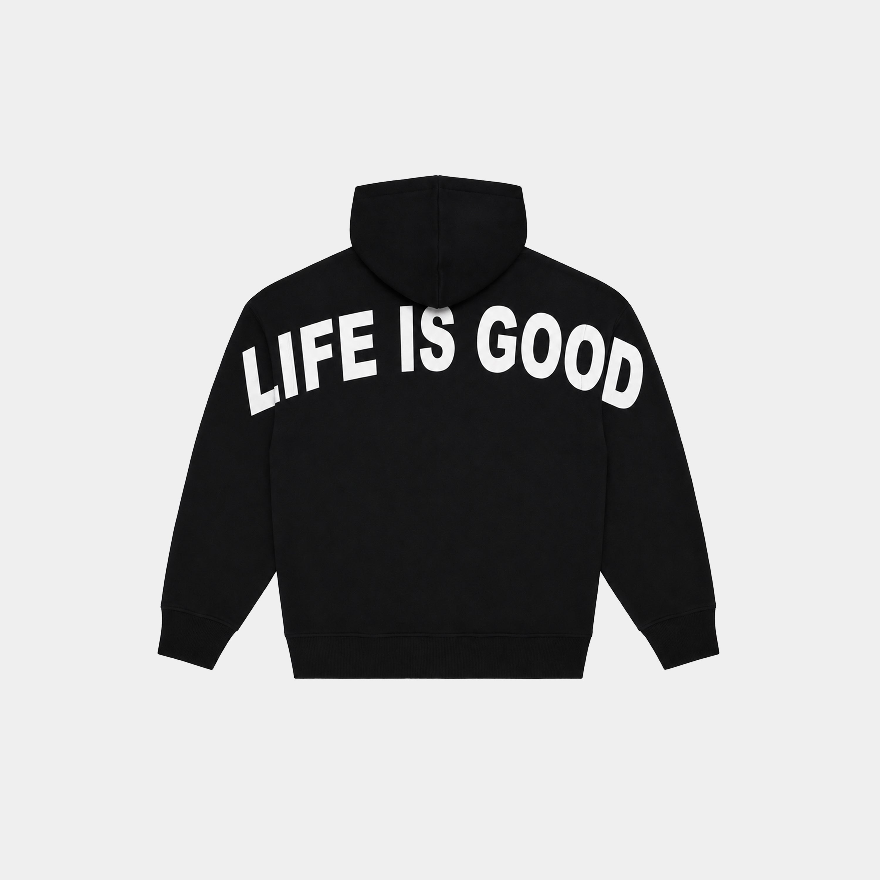BLACK LIFE IS GOOD HOODIE (White)
