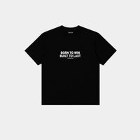 ‘BORN TO WIN’ TEXT TEE (WHITE)