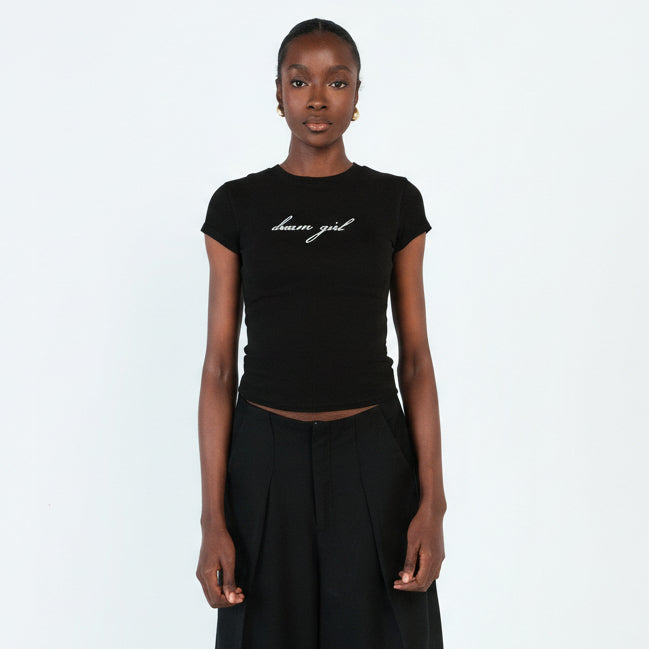 Black dream girl tee