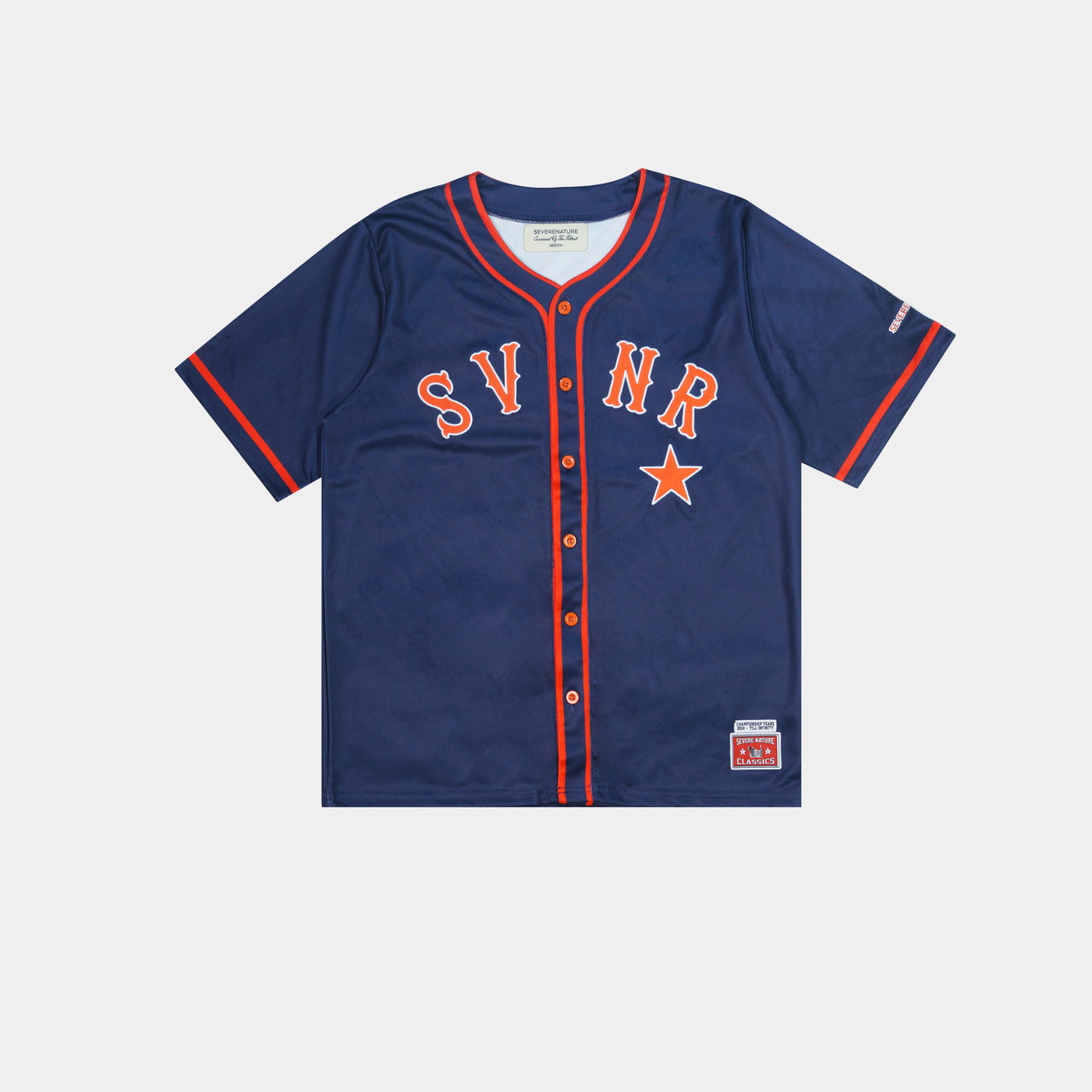 Blue Survival Baseball Shirt