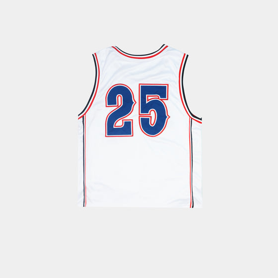 White Survival Basketball Jersey