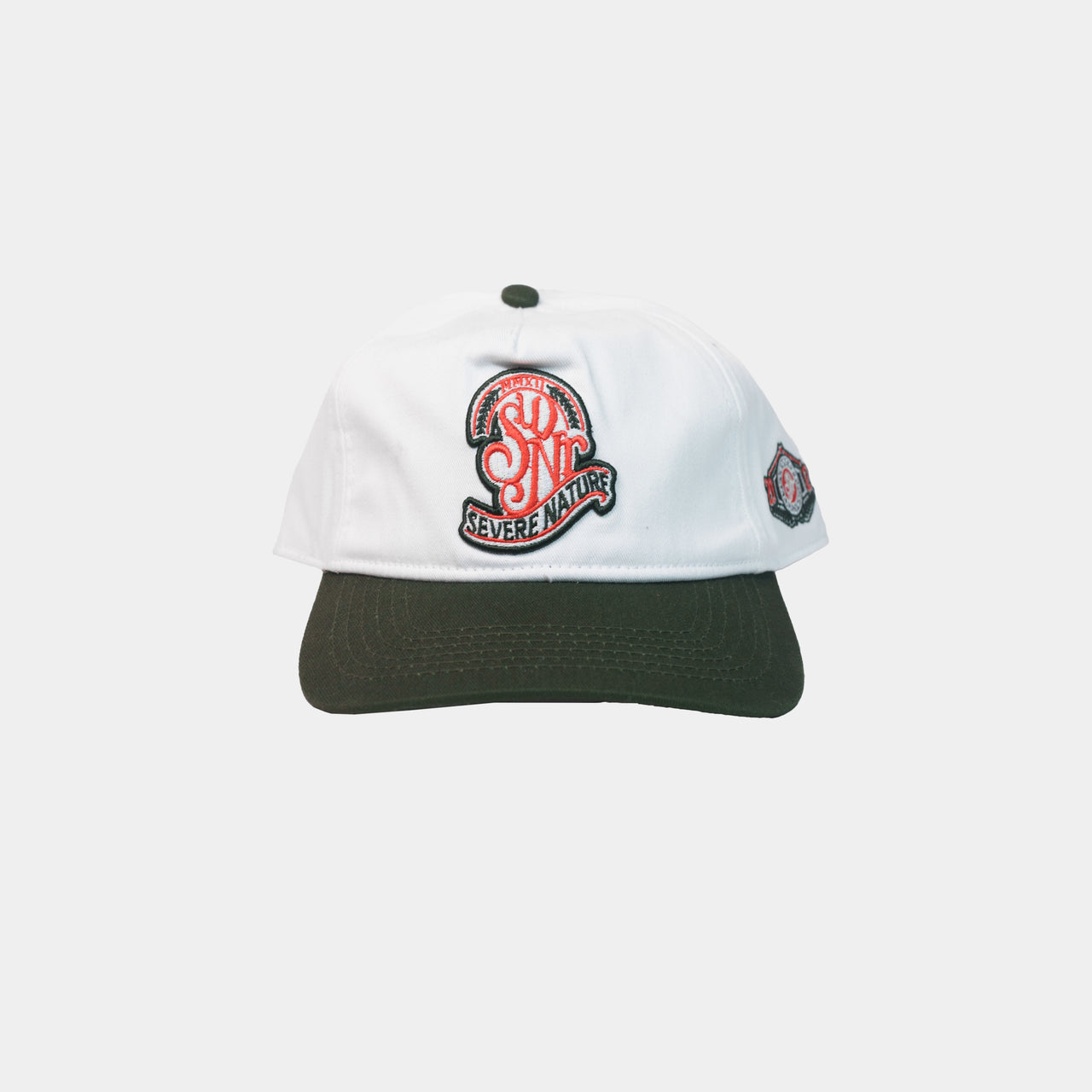 White/Green Essential Hat