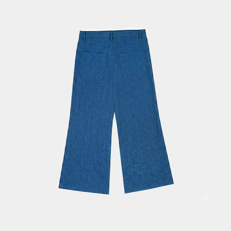 Sky Blue Bootcut Pant