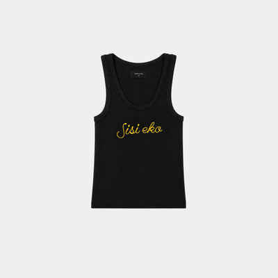 Black Sisi Eko Tank (Yellow)