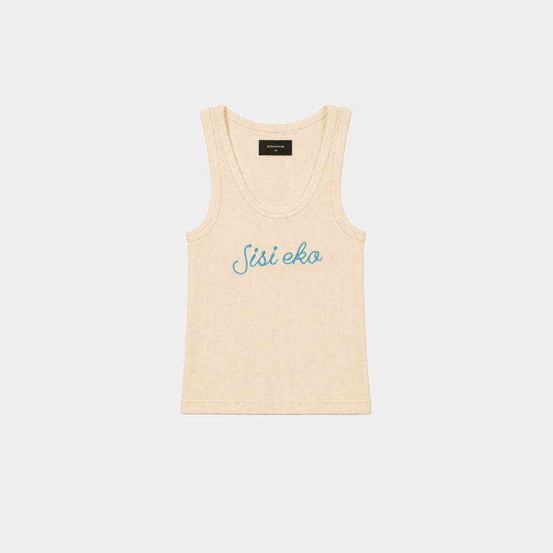 OffWhite Sisi Eko Tank (Baby Blue)