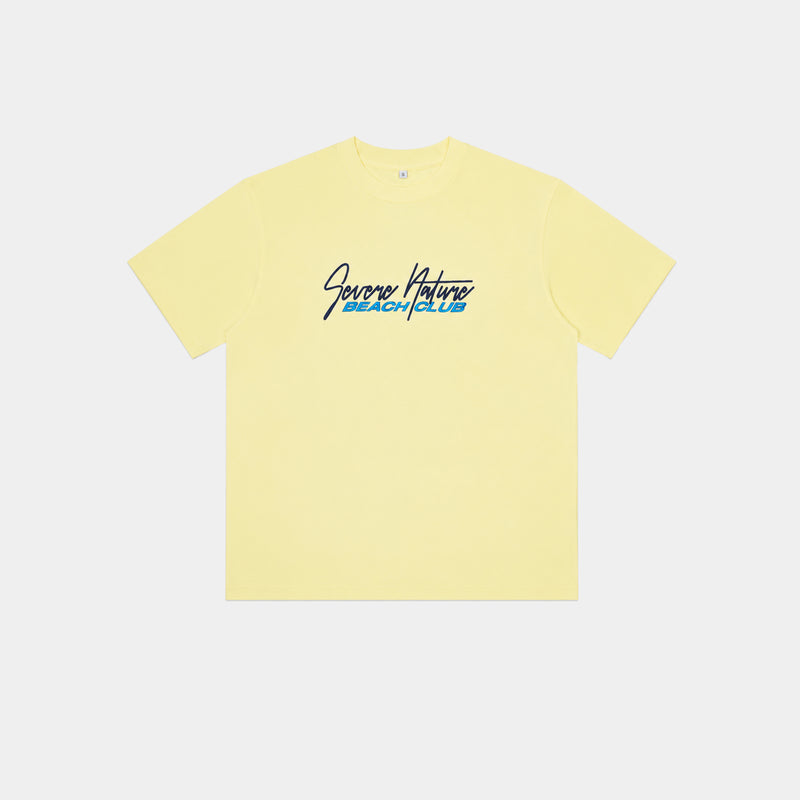 YELLOW BEACH CLUB T-SHIRT