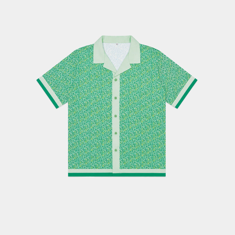 BEACH CLUB BUTTON-UP SHIRT (Green)