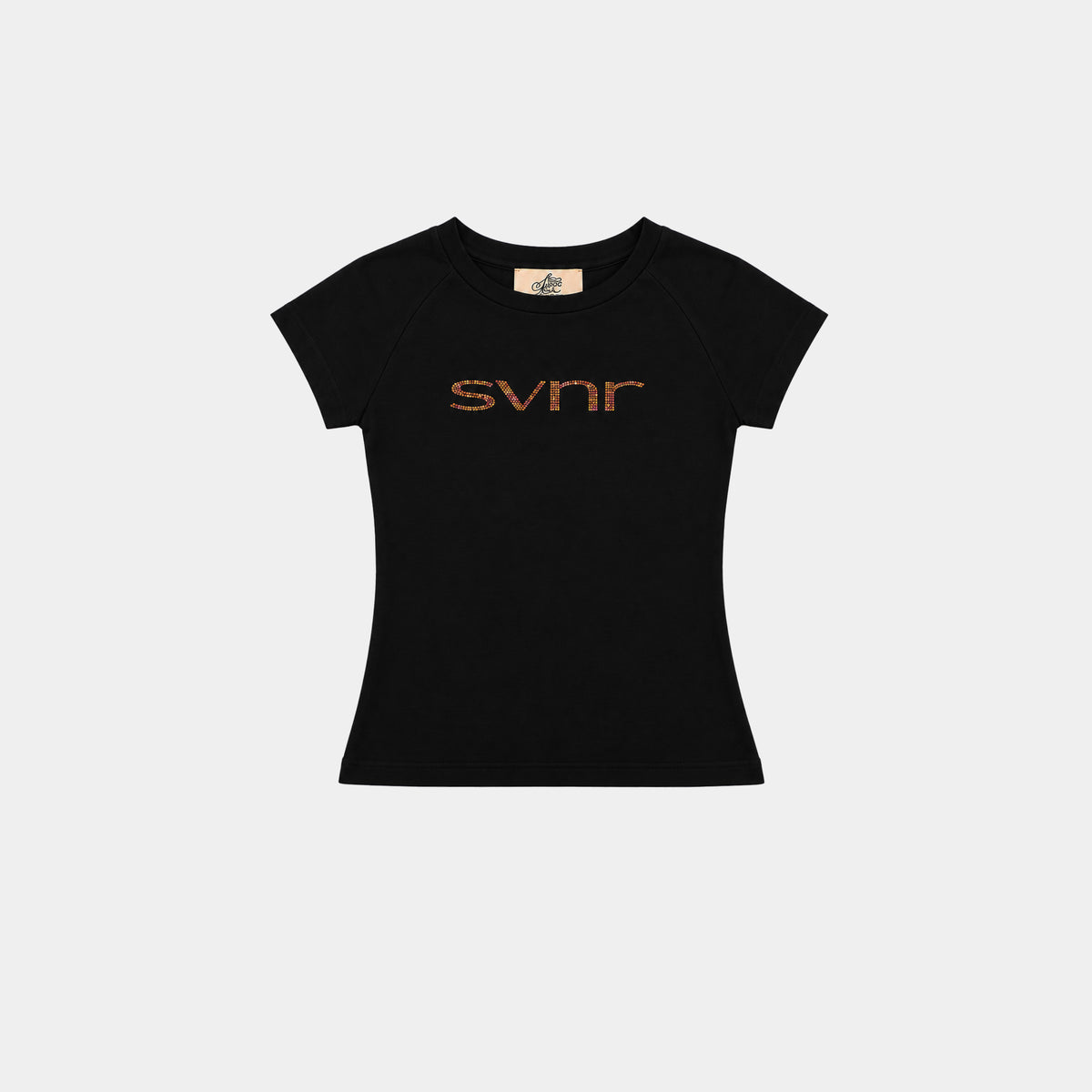 RAINBOW SVNR RHINESTONE BABY TEE