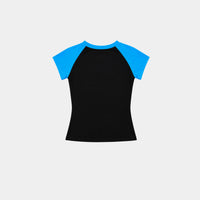 BLUE SVNR BABY TEE